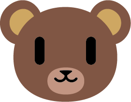 Bear icon made by me